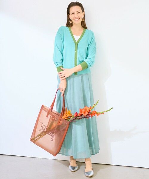 S size ONWARD(小さいサイズ) / エスサイズオンワード カーディガン・ボレロ | 【カタログ掲載】カラーブロック カーディガン | 詳細1