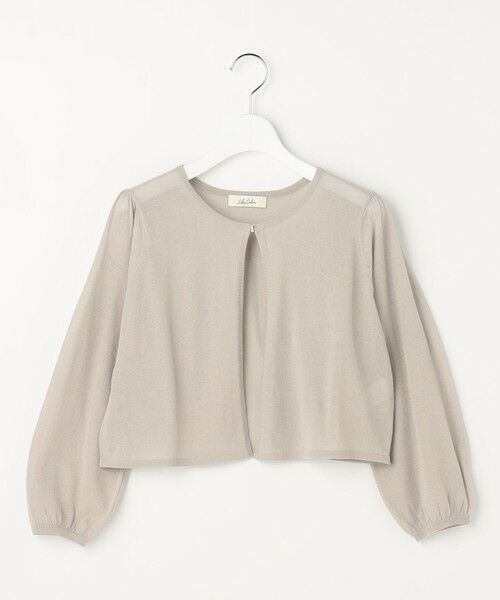 S size ONWARD(小さいサイズ) / エスサイズオンワード カーディガン・ボレロ | 【Lily Calin】シャイニー ボレロ | 詳細2