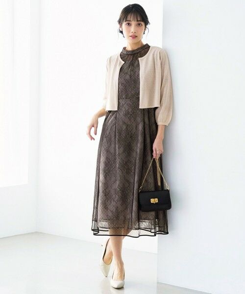 S size ONWARD(小さいサイズ) / エスサイズオンワード カーディガン・ボレロ | 【Lily Calin】シャイニー ボレロ | 詳細4