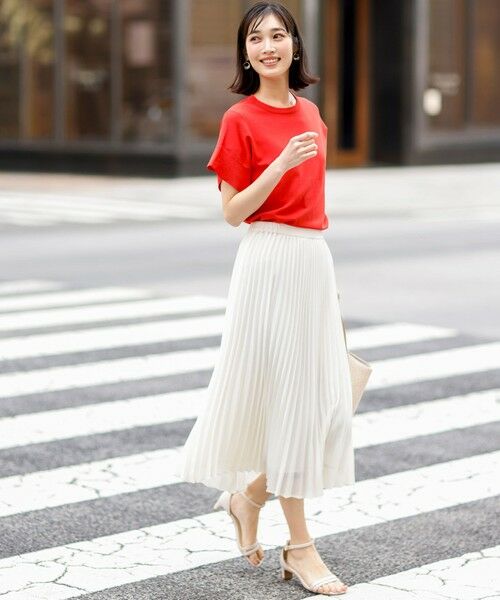 S size ONWARD(小さいサイズ) / エスサイズオンワード ニット・セーター | 【アイスタッチ】フレンチスリーブ ニット | 詳細8