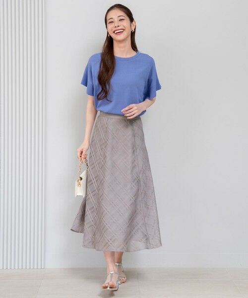 S size ONWARD(小さいサイズ) / エスサイズオンワード ニット・セーター | 【アイスタッチ】フレンチスリーブ ニット | 詳細12