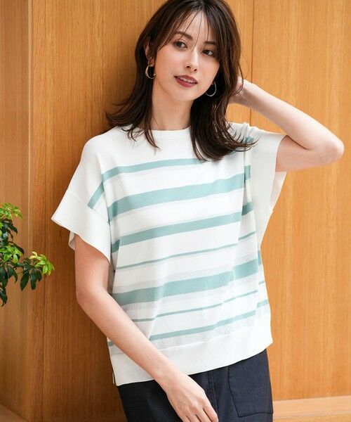 S size ONWARD(小さいサイズ) / エスサイズオンワード ニット・セーター | 【アイスタッチ】フレンチスリーブ ニット | 詳細21