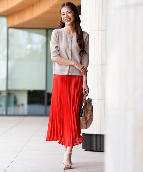 S size ONWARD(小さいサイズ) / エスサイズオンワード カーディガン・ボレロ | 【アイスタッチ】ハーフスリーブ カーディガン | 詳細1