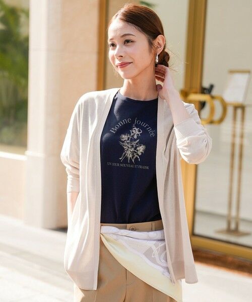 S size ONWARD(小さいサイズ) / エスサイズオンワード カーディガン・ボレロ | エアリーライト ニットカーディガン | 詳細6