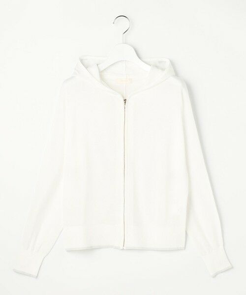 S size ONWARD(小さいサイズ) / エスサイズオンワード カーディガン・ボレロ | エアリー ニットフーディー | 詳細2