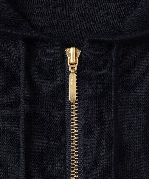 S size ONWARD(小さいサイズ) / エスサイズオンワード ニット・セーター | シャイニーシアーニット ジップアップ パーカー | 詳細28