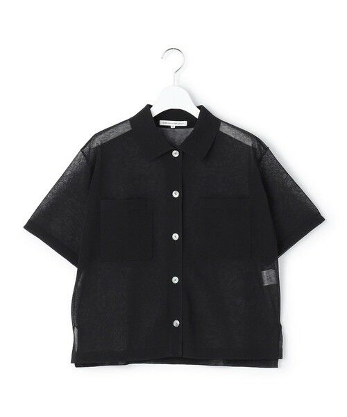 S size ONWARD(小さいサイズ) / エスサイズオンワード ニット・セーター | 【見上愛さん着用/WEB&一部店舗限定カラーあり】シアー ポロニット | 詳細6