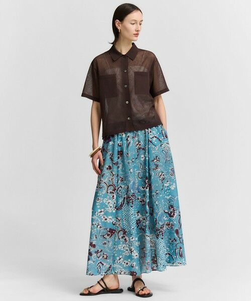 S size ONWARD(小さいサイズ) / エスサイズオンワード ニット・セーター | 【見上愛さん着用/WEB&一部店舗限定カラーあり】シアー ポロニット | 詳細11