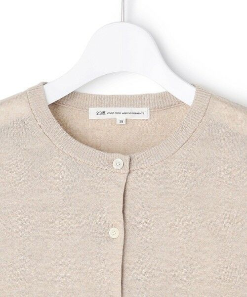 S size ONWARD(小さいサイズ) / エスサイズオンワード カーディガン・ボレロ | 【一部予約/見上愛さん着用】ピュアリネンハイゲージ カーディガン | 詳細7