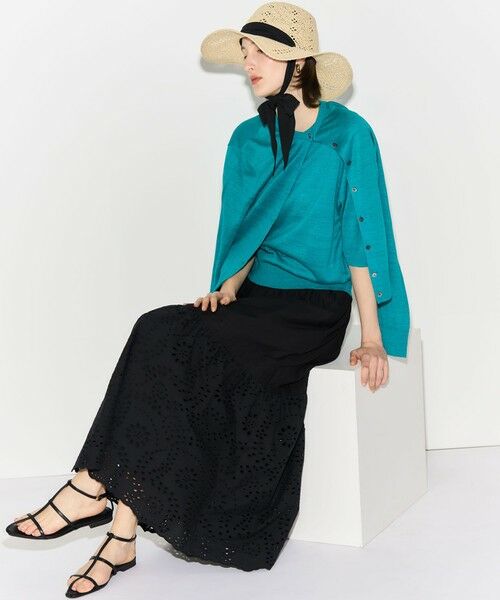 S size ONWARD(小さいサイズ) / エスサイズオンワード カーディガン・ボレロ | 【見上愛さん着用】ピュアリネンハイゲージ カーディガン | 詳細17