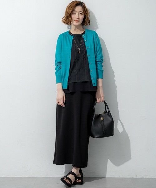 S size ONWARD(小さいサイズ) / エスサイズオンワード カーディガン・ボレロ | 【見上愛さん着用】ピュアリネンハイゲージ カーディガン | 詳細18