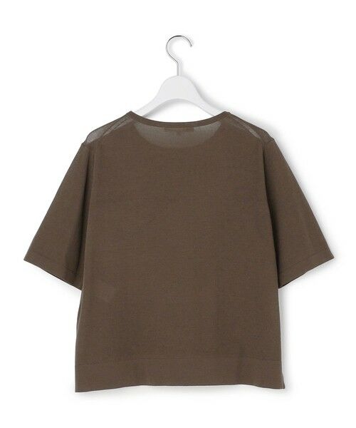 S size ONWARD(小さいサイズ) / エスサイズオンワード ニット・セーター | インターシャロゴ レターニット | 詳細7