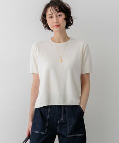 S size ONWARD(小さいサイズ) / エスサイズオンワード ニット・セーター | コットンナイロンミニブークレ ニットT