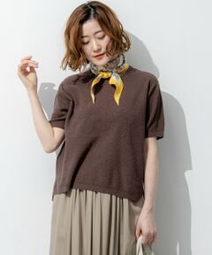 S size ONWARD(小さいサイズ) / エスサイズオンワード ニット・セーター | コットンナイロンミニブークレ ニットT