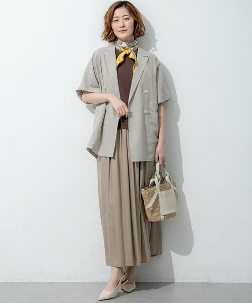 S size ONWARD(小さいサイズ) / エスサイズオンワード ニット・セーター | コットンナイロンミニブークレ ニットT | 詳細14