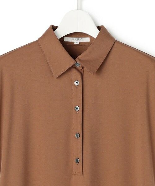 S size ONWARD(小さいサイズ) / エスサイズオンワード ロング・マキシ丈ワンピース | 【SLOW/一部店舗限定】ファンクショナル ポロ ワンピース | 詳細7