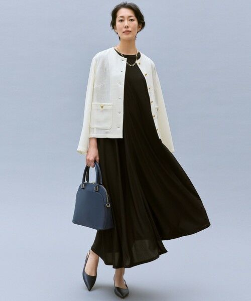 S size ONWARD(小さいサイズ) / エスサイズオンワード ロング・マキシ丈ワンピース | 【カタログ掲載・WEB先行販売】ストレッチアムンゼン ワンピース | 詳細13