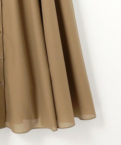 S size ONWARD(小さいサイズ) / エスサイズオンワード ミニ丈・ひざ丈ワンピース | 【カタログ掲載】シアーボイルシャツ ワンピース | 詳細5