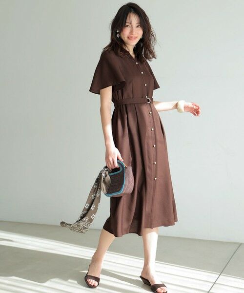 S size ONWARD(小さいサイズ) / エスサイズオンワード ミニ丈・ひざ丈ワンピース | スムージーポリエステル ワンピース | 詳細19