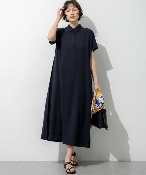 S size ONWARD(小さいサイズ) / エスサイズオンワード ロング・マキシ丈ワンピース | ドライ2WAYツイル ワンピース | 詳細13