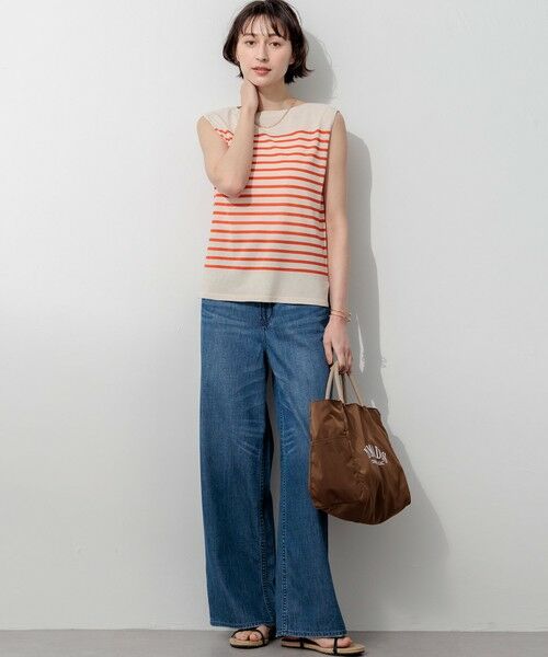 S size ONWARD(小さいサイズ) / エスサイズオンワード デニムパンツ | 【SLOW/一部店舗限定】LIGHT DENIM  ワイド パンツ | 詳細17