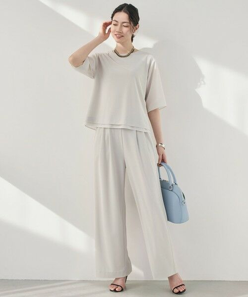 S size ONWARD(小さいサイズ) / エスサイズオンワード その他パンツ | 【カタログ掲載】ストレッチアムンゼンワイド パンツ | 詳細1