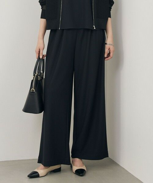 S size ONWARD(小さいサイズ) / エスサイズオンワード その他パンツ | 【カタログ掲載】ストレッチアムンゼンワイド パンツ（ネイビー）