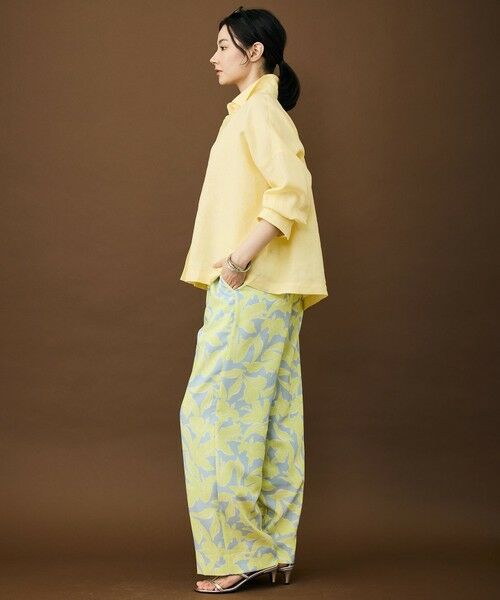 S size ONWARD(小さいサイズ) / エスサイズオンワード その他パンツ | 【カタログ掲載】シアーカラミプリントワイド パンツ | 詳細3