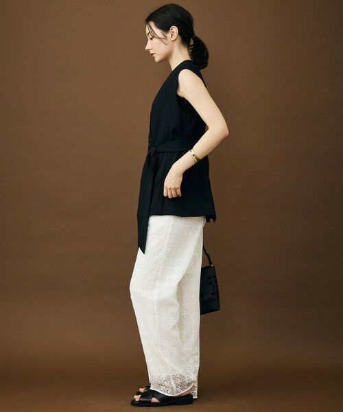 S size ONWARD(小さいサイズ) / エスサイズオンワード その他パンツ | 【カタログ掲載】ジオメトリックレース パンツ | 詳細3