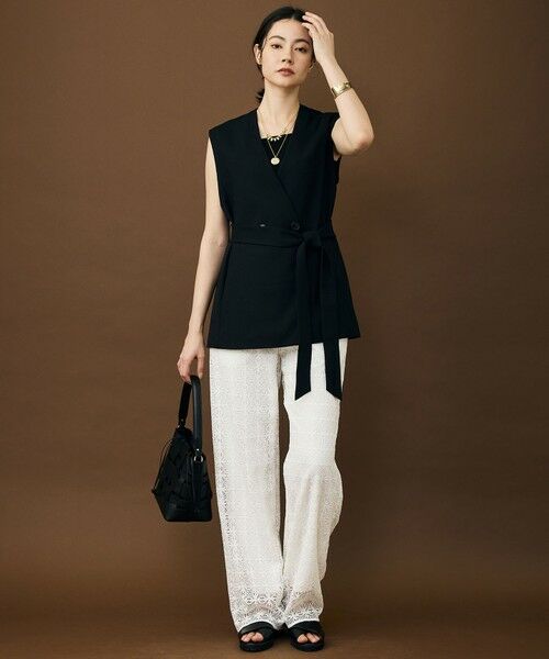 S size ONWARD(小さいサイズ) / エスサイズオンワード その他パンツ | 【カタログ掲載】ジオメトリックレース パンツ | 詳細4