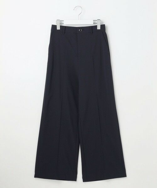 S size ONWARD(小さいサイズ) / エスサイズオンワード その他パンツ | エアリーストレッチ ワイドパンツ（ネイビー）