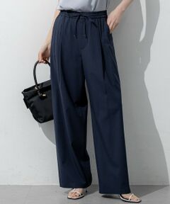 S size ONWARD(小さいサイズ) / エスサイズオンワード その他パンツ | ナチュラルスラブストレッチ ワイドパンツ