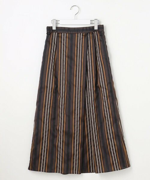 S size ONWARD(小さいサイズ) / エスサイズオンワード ミニ・ひざ丈スカート | 【カタログ掲載・セットアップ対応】マルチストライプジャカード スカート | 詳細8