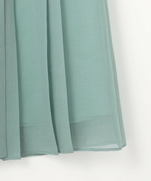 S size ONWARD(小さいサイズ) / エスサイズオンワード ミニ・ひざ丈スカート | 【カタログ掲載】オーガンジープリーツ スカート | 詳細7