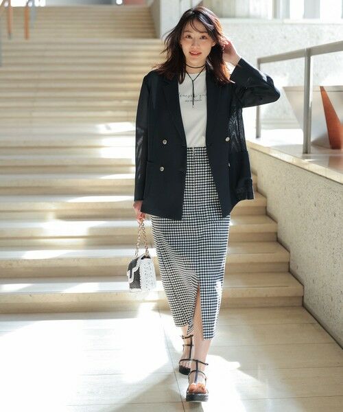 S size ONWARD(小さいサイズ) / エスサイズオンワード ミニ・ひざ丈スカート | 【2WAY】フロントジップタイト スカート | 詳細5