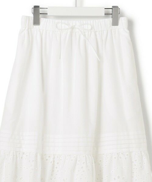 S size ONWARD(小さいサイズ) / エスサイズオンワード ミニ・ひざ丈スカート | 【先行予約】カットワークエンブロイダリー スカート | 詳細8