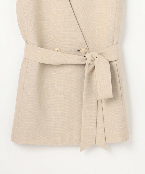 S size ONWARD(小さいサイズ) / エスサイズオンワード ベスト | 【カタログ掲載】リラックスバスケットノーカラー ジレ | 詳細5