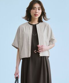 S size ONWARD(小さいサイズ) / エスサイズオンワード その他アウター | ライトタイプライター フロントタック ショートブルゾン