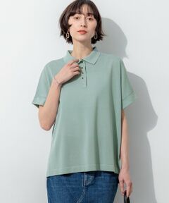 S size ONWARD(小さいサイズ) / エスサイズオンワード ニット・セーター | 【見上愛さんコラボカラー】リラクシー ポロニット