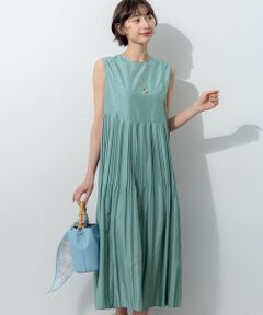 S size ONWARD(小さいサイズ) / エスサイズオンワード ロング・マキシ丈ワンピース | プリーツコンビ ワンピース