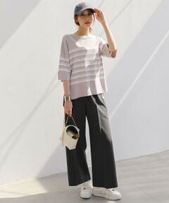 S size ONWARD(小さいサイズ) / エスサイズオンワード その他パンツ | 【ウエストサイズ調整可】アーバンクールタッチ パンツ