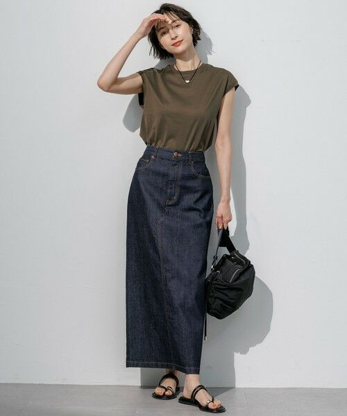 S size ONWARD(小さいサイズ) / エスサイズオンワード カットソー | シルキータッチ フレンチスリーブ Tシャツ | 詳細6