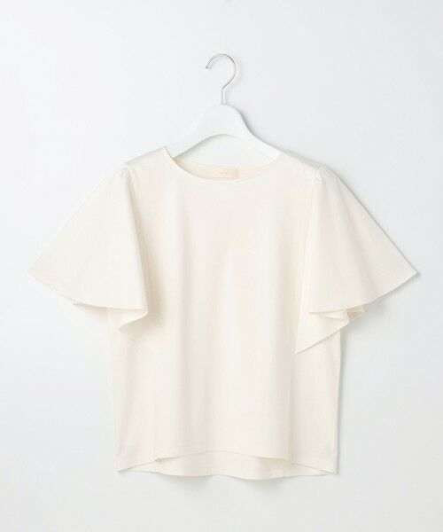 S size ONWARD(小さいサイズ) / エスサイズオンワード カットソー | 【シルクタッチさら魅せTシャツ】袖フレア プルオーバー | 詳細5