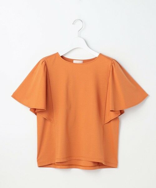 S size ONWARD(小さいサイズ) / エスサイズオンワード カットソー | 【シルクタッチさら魅せTシャツ】袖フレア プルオーバー | 詳細10