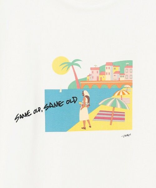 S size ONWARD(小さいサイズ) / エスサイズオンワード カットソー | Lauren Rolwing コラボ グラフィックプリント Tシャツ | 詳細13