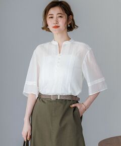 S size ONWARD(小さいサイズ) / エスサイズオンワード シャツ・ブラウス | 【WEB&一部店舗限定】はしごレース シアー トップス