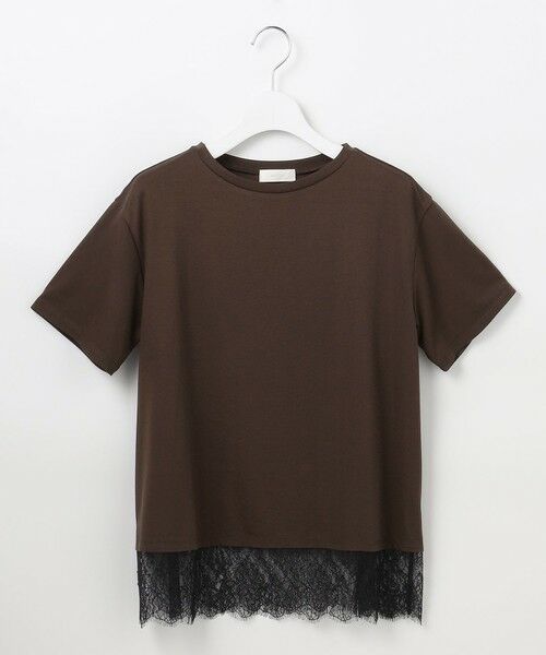 S size ONWARD(小さいサイズ) / エスサイズオンワード カットソー | 裾レース半袖Ｔシャツ | 詳細23