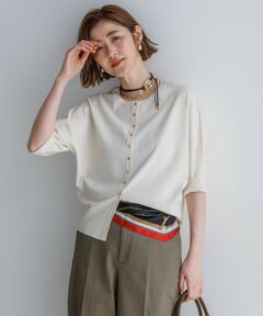 S size ONWARD(小さいサイズ) / エスサイズオンワード ニット・セーター | セミマットフリゼ 2WAY ドルマンスリーブ ニット