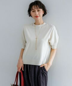 S size ONWARD(小さいサイズ) / エスサイズオンワード ニット・セーター | セミマットフリゼ リラクシー ニット Tシャツ