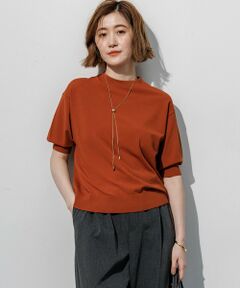 S size ONWARD(小さいサイズ) / エスサイズオンワード ニット・セーター | セミマットフリゼ リラクシー ニット Tシャツ